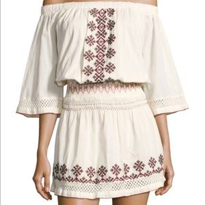 Tularosa Beaded Off the Shoulder Dress